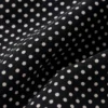 elrare black polka dot shirt tunic fabric closeup