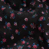 elrare black scatter floral maxi dress sleeve detail