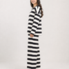 elrare black white stripe lounge side view