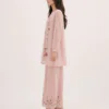 elrare blush floral embroidered coords side view