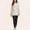 elrare ivory abstract swirl top front view
