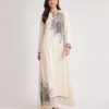 elrare ivory arch tile maxi dress front view
