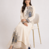 elrare ivory arch tile maxi dress seated