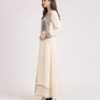elrare ivory arch tile maxi dress side view