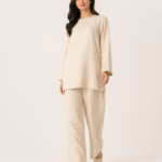 elrare ivory jacquard coords front view