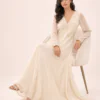 elrare ivory pearl embroidered maxi dress seated 1