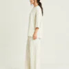 elrare ivory stripe lounge set side view