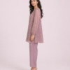 elrare mauve balloon sleeve coords side view