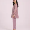 elrare mauve balloon sleeve coords side view
