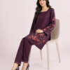elrare plum floral print coords seated