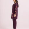 elrare plum floral print coords side view