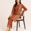 elrare rust lace panel coords seated