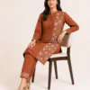 elrare rust lace panel coords seated