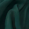elrare teal bow tie chiffon maxi dress fabric closeup