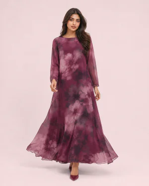 elrare berry smoke maxi front view