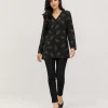 elrare black gold leaf top front view