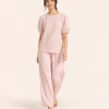 elrare blush broderie lounge front view