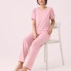 elrare blush puff solid lounge seated
