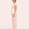elrare blush tiered top lounge side view