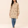 elrare camel ink leaf tunic front view