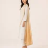 elrare champagne gold ombre dupatta side view
