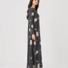 elrare charcoal moonflower maxi side view