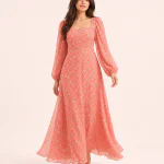 elrare coral meadow maxi front view