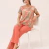 elrare coral tropical lounge seated