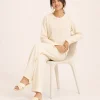 elrare cream pintuck lounge seated