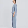 elrare dusty blue solid lounge side view