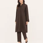 elrare espresso brown soft tailored coords front view