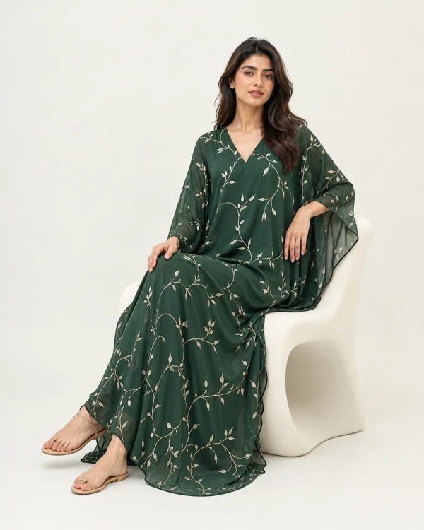 elrare forest vine kaftan seated