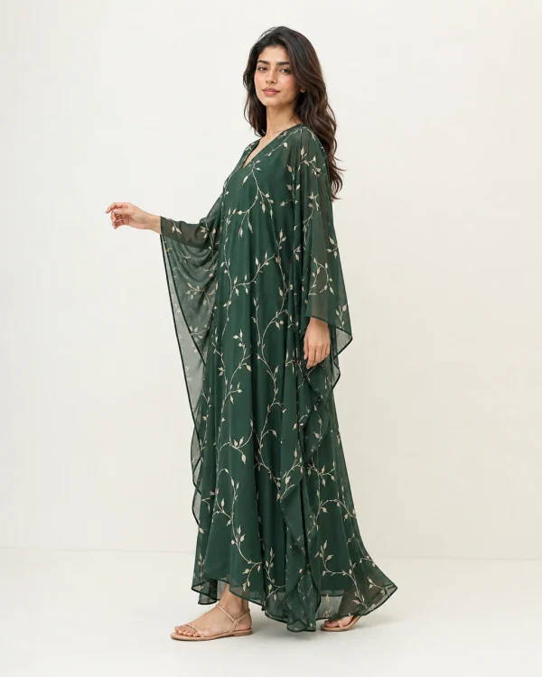 elrare forest vine kaftan side view