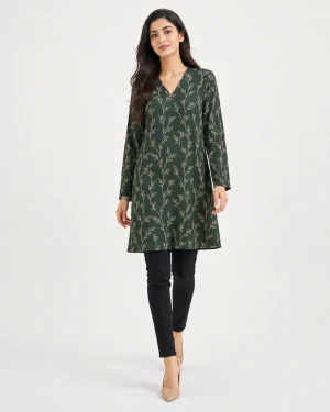 elrare forest vine tunic front view