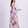 elrare grape abstract kaftan side view