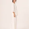 elrare ivory eyelet detail lounge side view