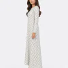 elrare ivory navy tile maxi side view