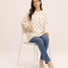 elrare ivory rust leaf top seated