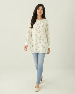 elrare ivory sage botanical top front view