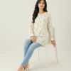 elrare ivory sage botanical top seated