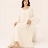 elrare ivory tilla kaftan seated