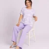 elrare lavender cloud lounge seated
