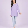 elrare lavender dot top front view