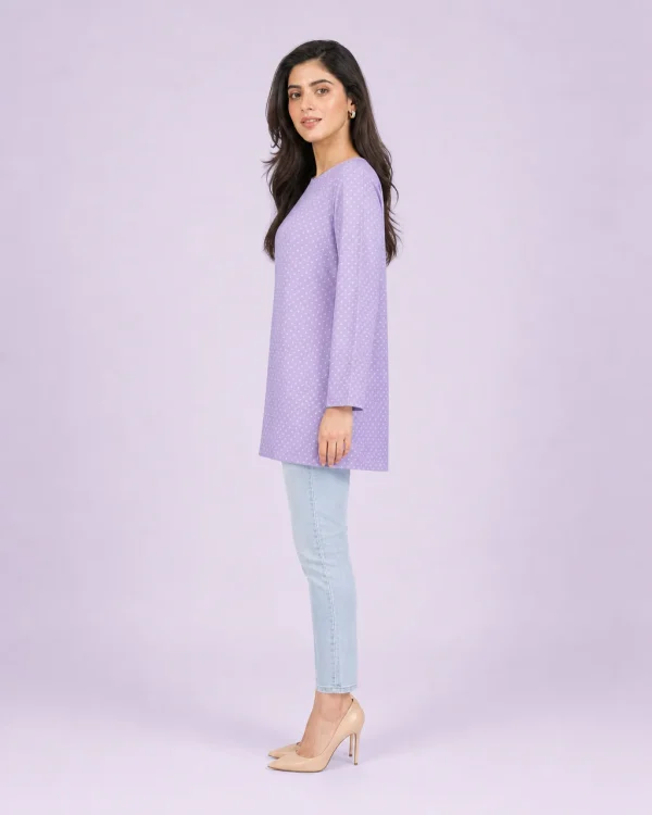 elrare lavender dot top side view