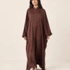 elrare mahogany solid kaftan front view