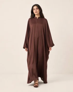 elrare mahogany solid kaftan front view