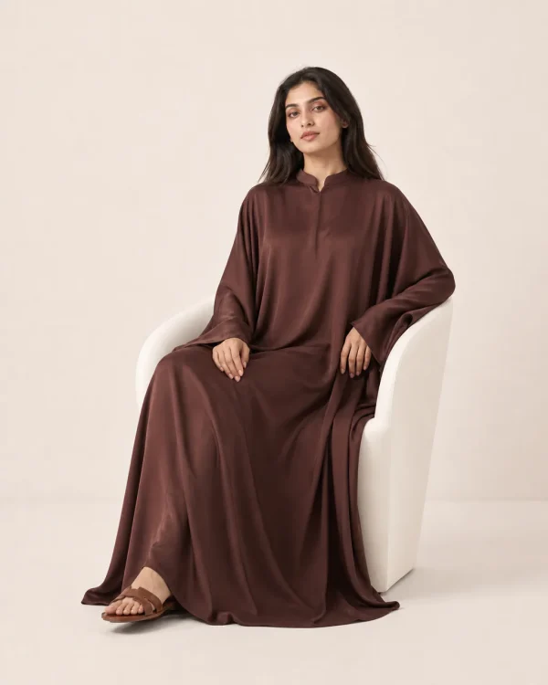 elrare mahogany solid kaftan seated