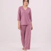 elrare mauve solid lounge front view
