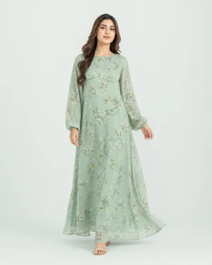 elrare mint garden borderless maxi front view