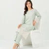 elrare mint ivory eyelet coords seated